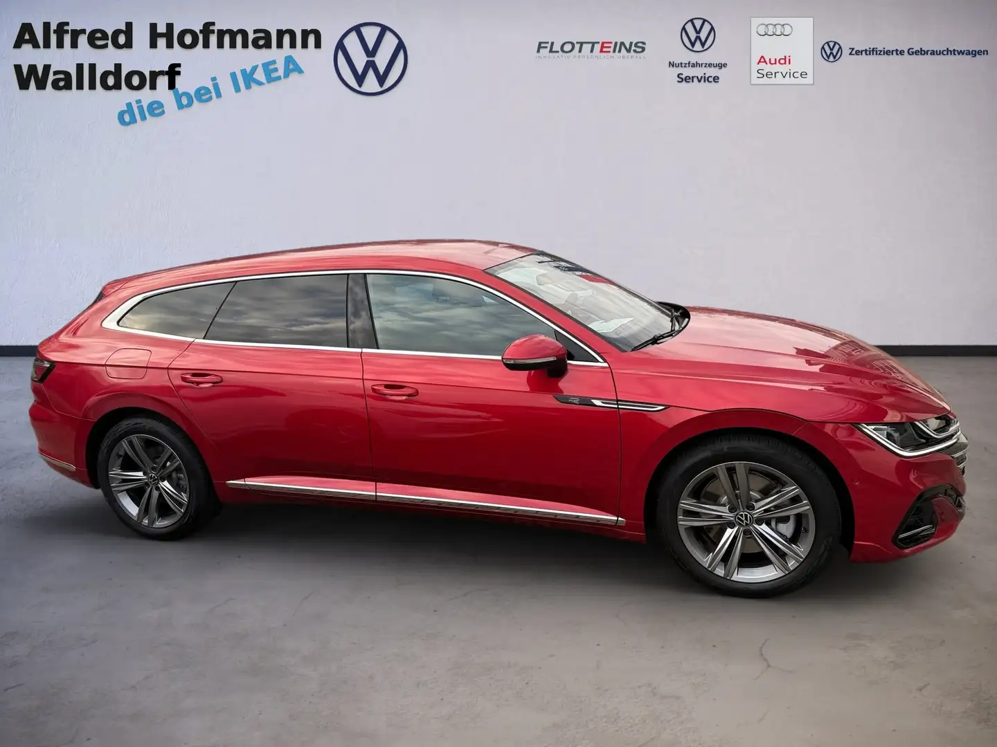 Volkswagen Arteon Shootingbrake 2.0 TSI DSG AHK ALLRAD KEYLESS STHZ Rot - 2