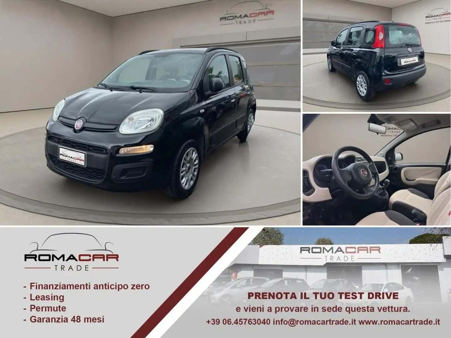 Fiat Panda 1.2 Lounge ** OTTIME CONDIZIONI GENERALI** Nero - 1
