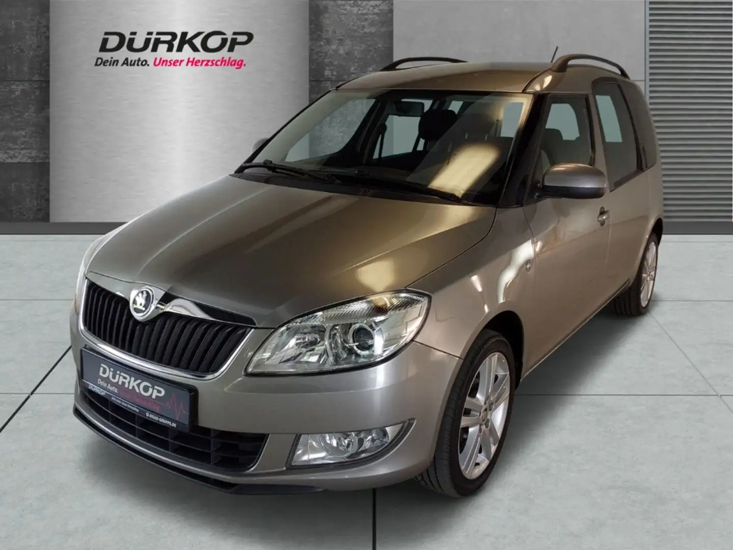 Skoda Roomster Ambition HTP AHK-abnehmbar*PDC*Klima*8fach bereift Beżowy - 1