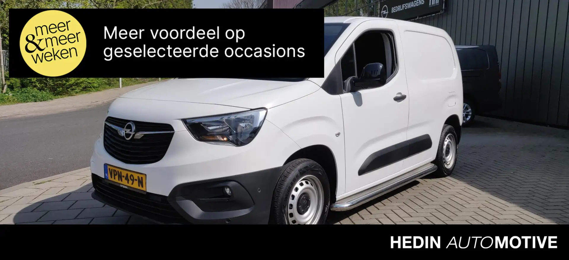 Opel Combo 1.5D 100PK 6-bak L1 Edition 3-Pers. | Navigatie | Wit - 1