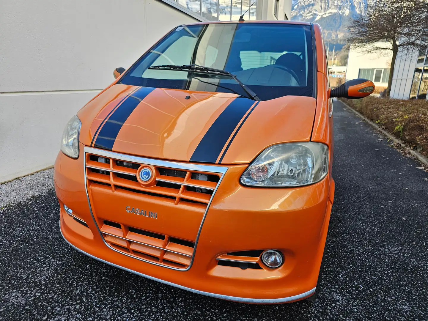 Casalini M10 Sport schöner Zustand Mopedauto Aixam Microcar Orange - 1