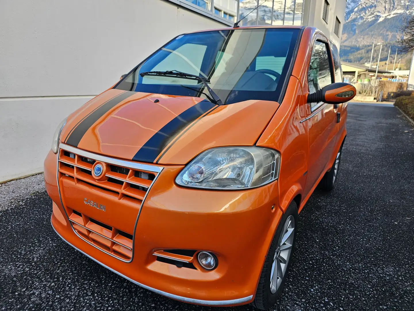 Casalini M10 Sport schöner Zustand Mopedauto Aixam Microcar Arancione - 2