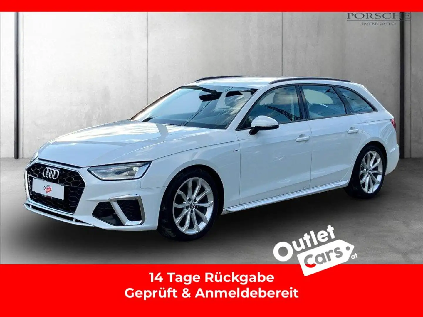 Audi A4 Avant 40 2.0 TFSI S-Line AHK+Sportp.+el.Heck Weiß - 1
