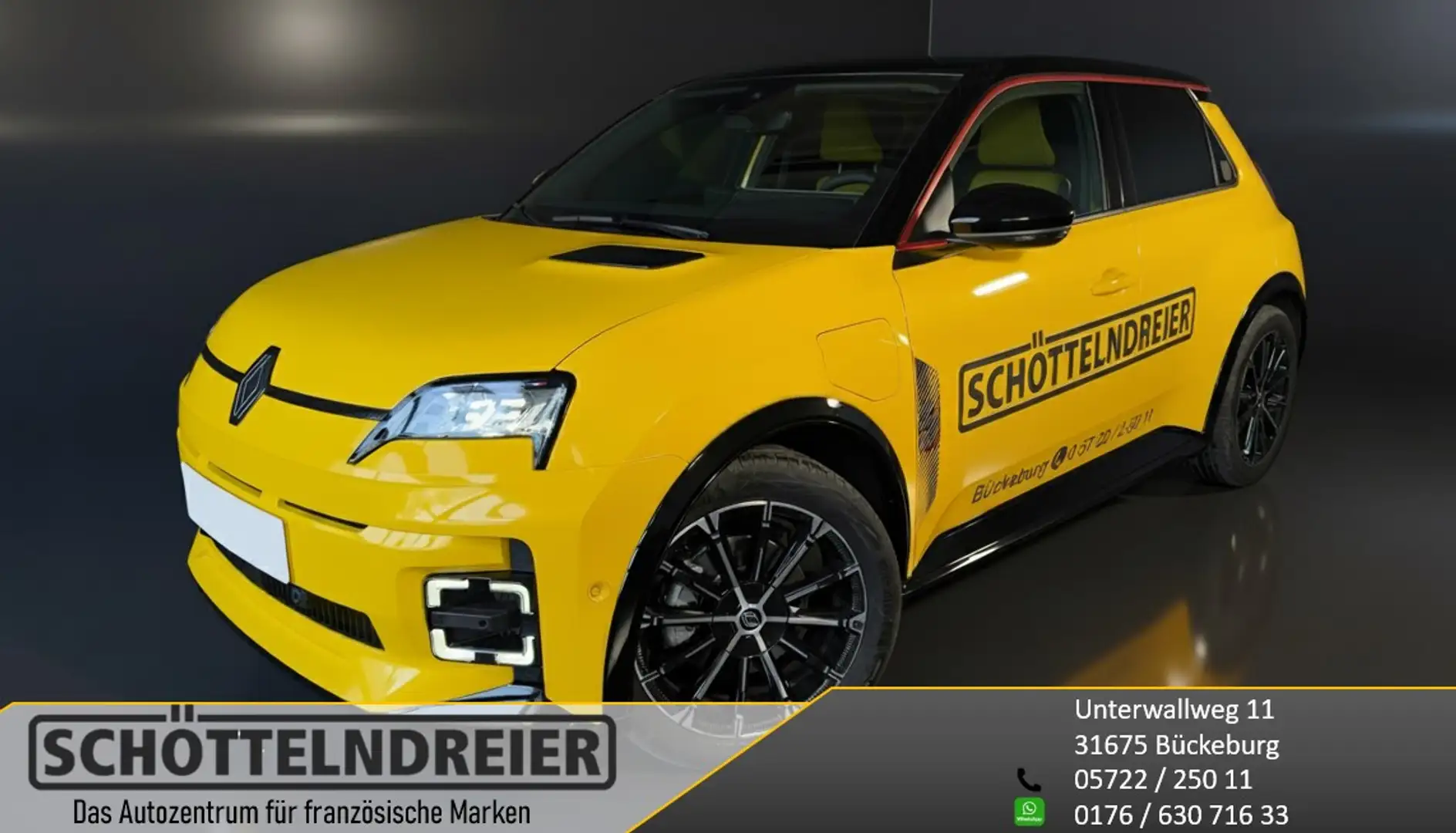Renault R 5 R 5 E-Tech Iconic Five 150 Comfort Range Żółty - 1