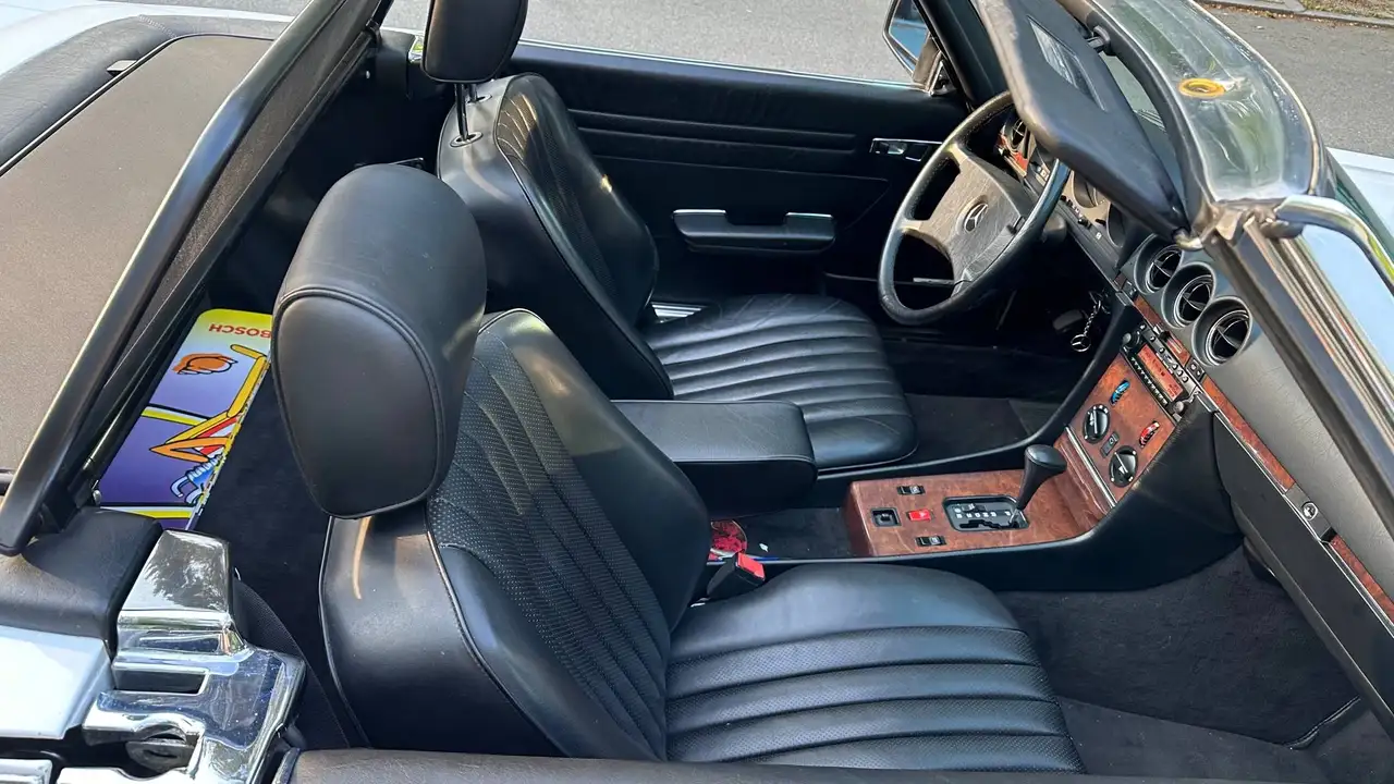 Mercedes-Benz SL 300 300SL R107 Autom. aus 2.Hand seit 26 Jahren, deutsch, original, foto 7
