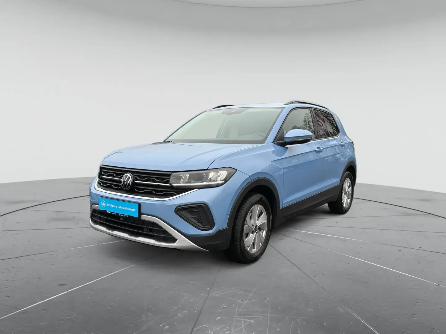 Volkswagen T-Cross Life 1.0 TSI RFK SHZ ACC Navi Klima Blau - 2