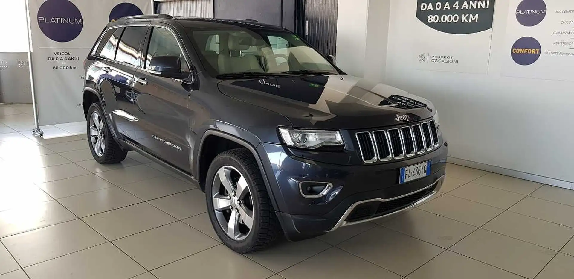 Jeep Gran Cherokee 3.0 V6 CRD 250 CV Multijet II Limite Zwart - 1