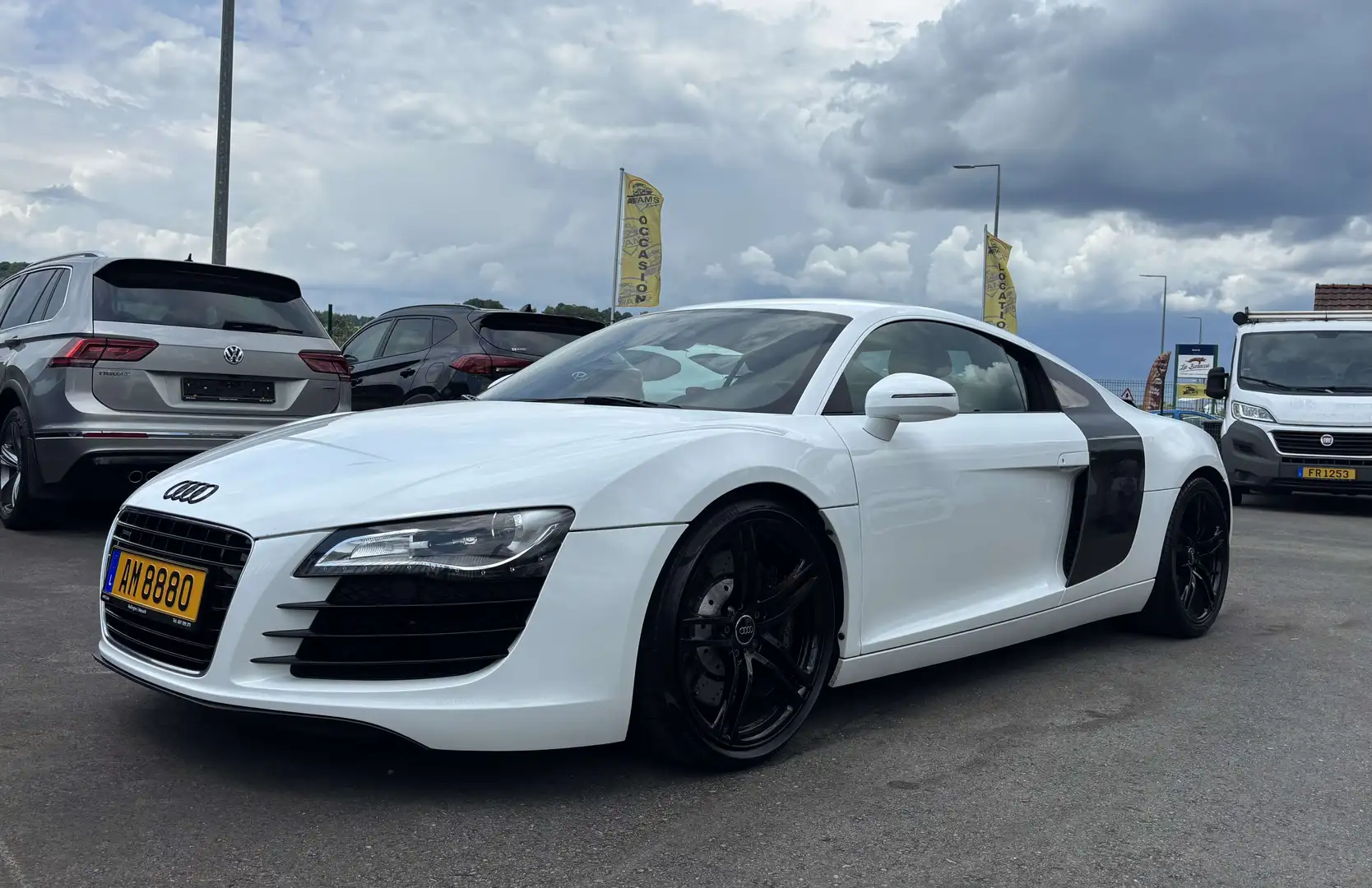 Audi R8 4.2 FSI Quattro R tronic * Carbon * Bang Olufsen * Blanc - 1