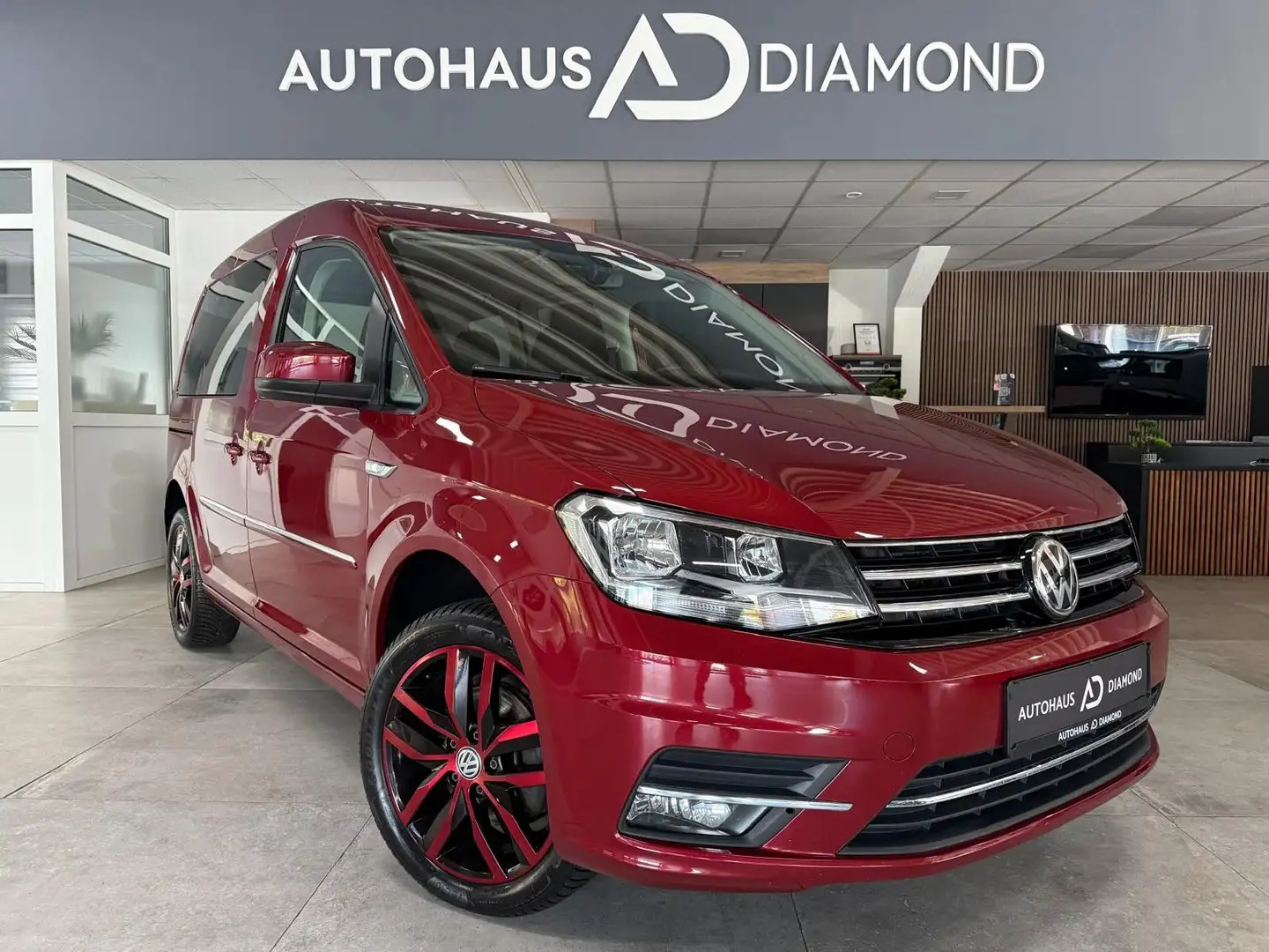 Volkswagen Caddy PKW Generation Four * DSG * NAVI * Rot - 1