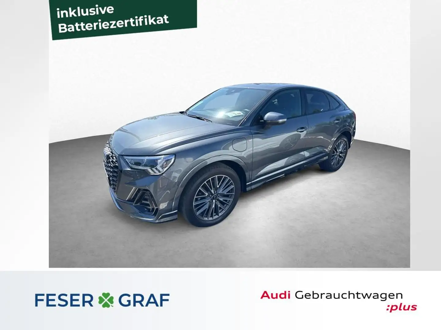Audi Q3 Sportback TFSI e 45 S tronic- 2x S line-ACC-Kamera Grigio - 1