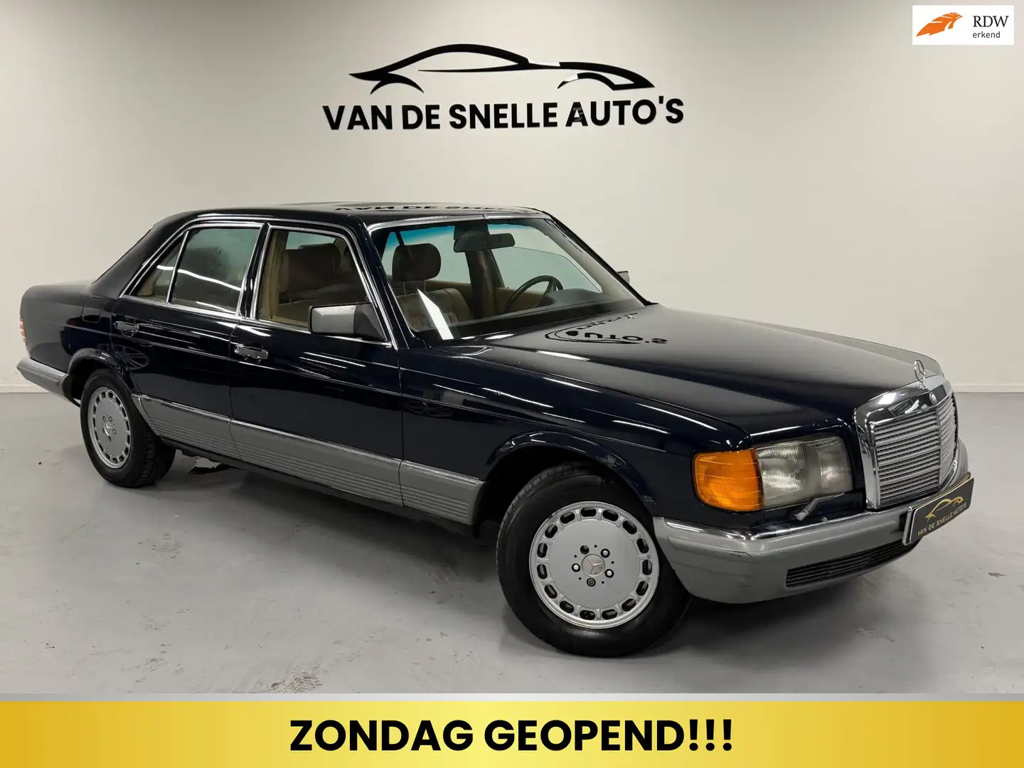 Mercedes-Benz S 280 SE INTERIEUR NIEUWSTAAT/AIRCO/TREKHAAK Blau - 1