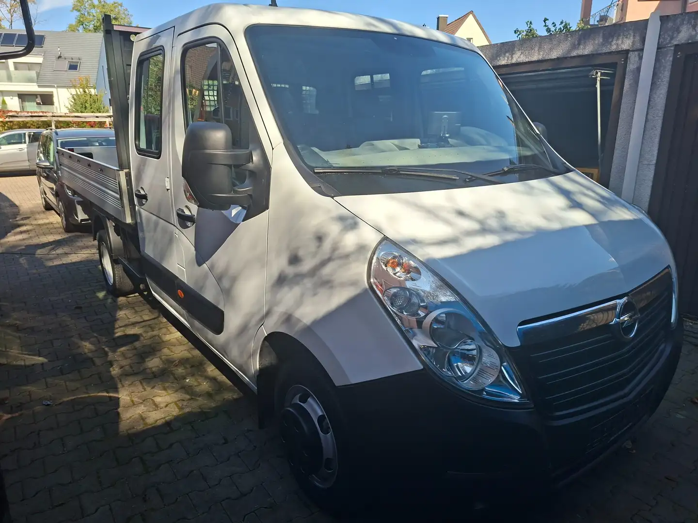 Opel Movano Pritsche L3 DoKa  Zwillingsber. Klima Standhz. AHK Weiß - 2