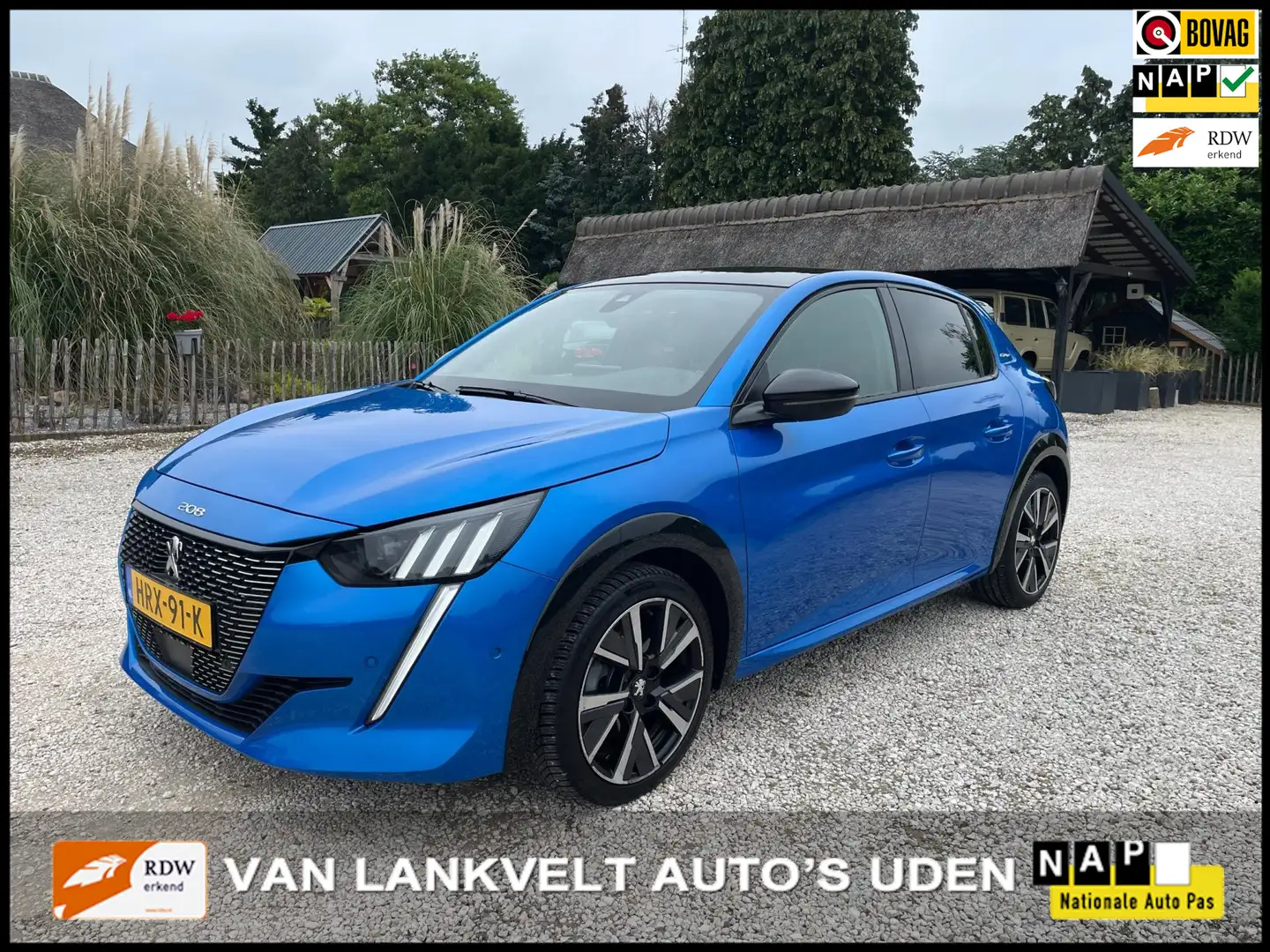 Peugeot 208 1.2 130pk Automaat GT-Line panoramadak, 3D Cockpit Blauw - 1