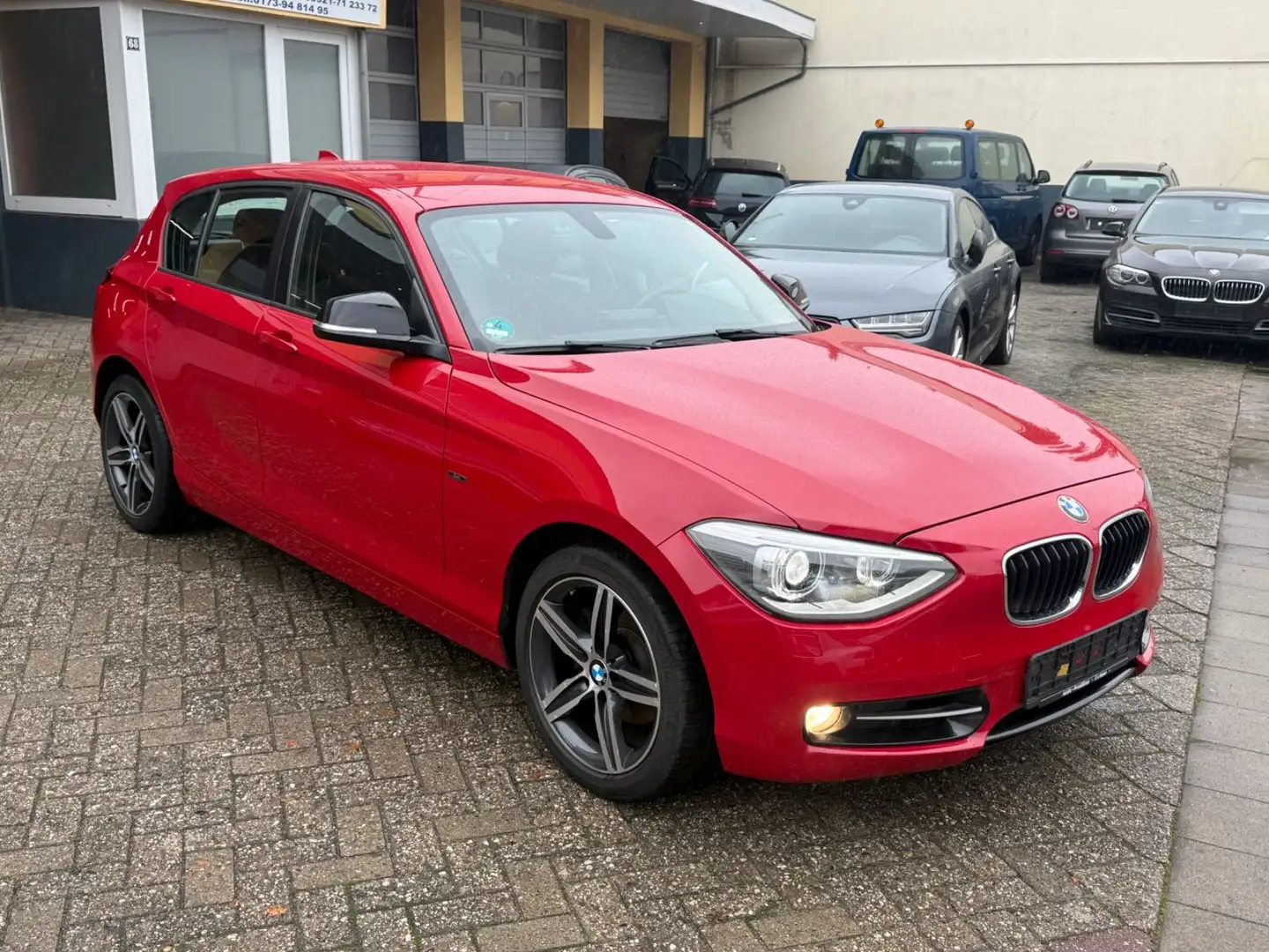BMW 118 i SPORT *XENON*MFL*TEMPOMAT*LMF*** Rot - 1
