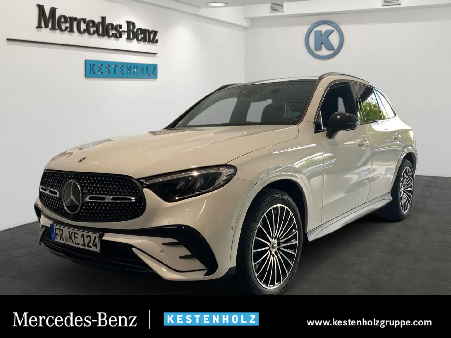 Mercedes-Benz GLC 220 d 4Matic AMG+AHK+PANO+KEYLESS+360° Weiß - 1