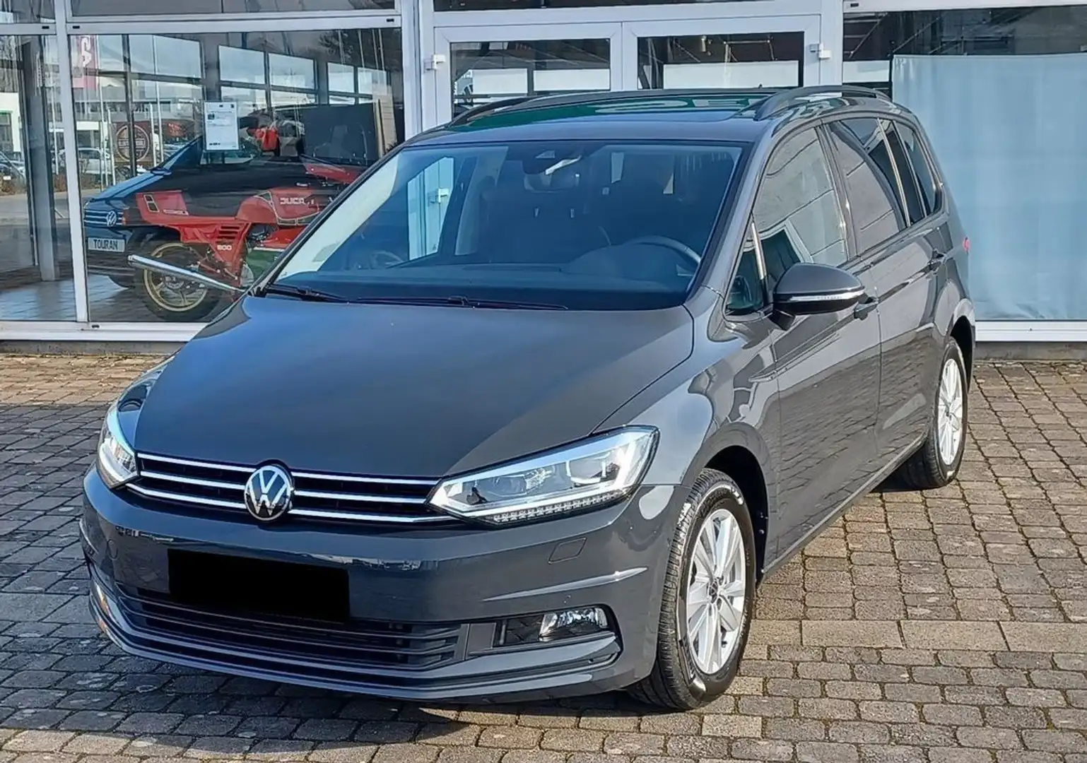 Volkswagen Touran Comfortline 1.5 TSI 150ch ACC-GPS-LED-VIRTUAL COCKPIT-TOIT OUVRANT PANORAMIQUE-HAYON ELECTRIQUE-JANTES ALU Grau - 1