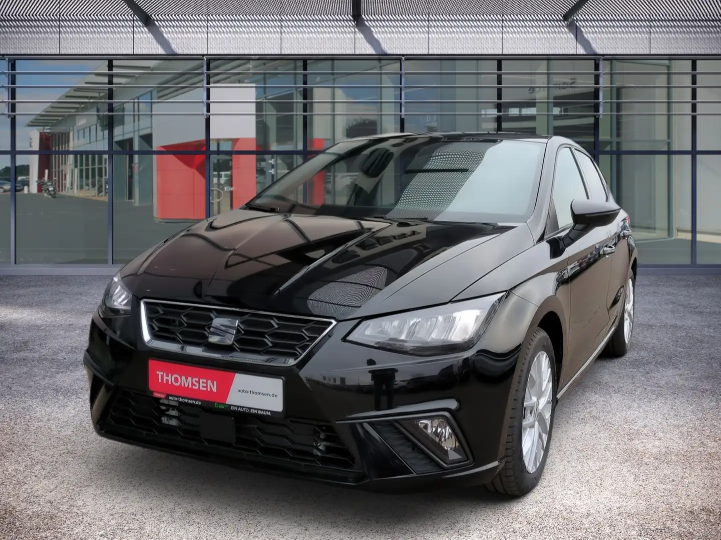SEAT Ibiza 1.0 TSI FR Navi LED Winterp. PDC SHZ LM Schwarz - 2