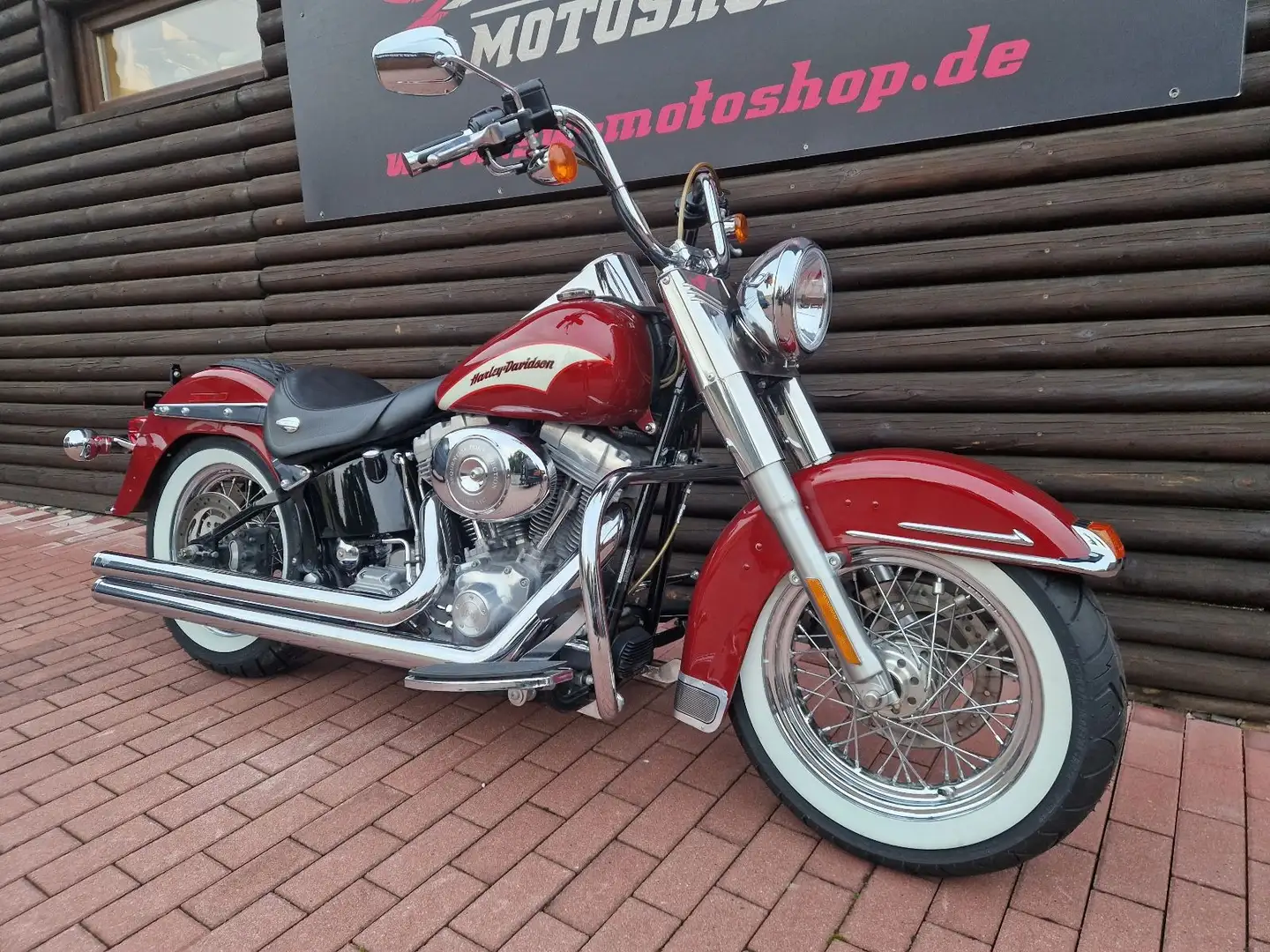 Harley-Davidson FLSTI Softail Heritage *Pearl Red* Rot - 2