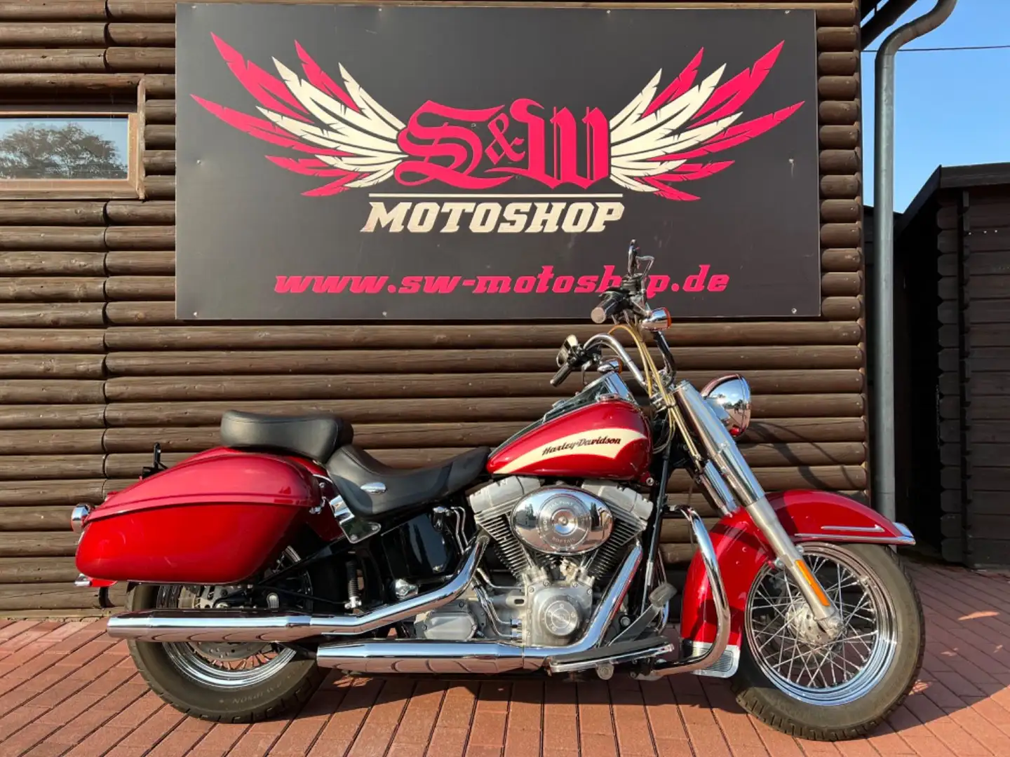 Harley-Davidson FLSTC Heritage Classic *Sondermodell Revival* Rood - 1
