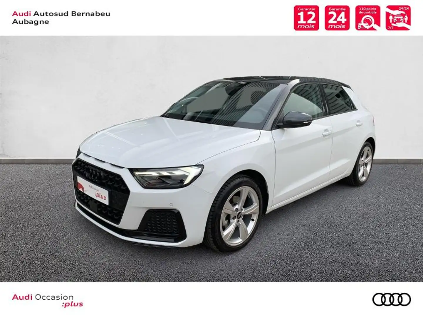 Audi A1 30 TFSI 110ch Avus S tronic 7 Blanc - 1