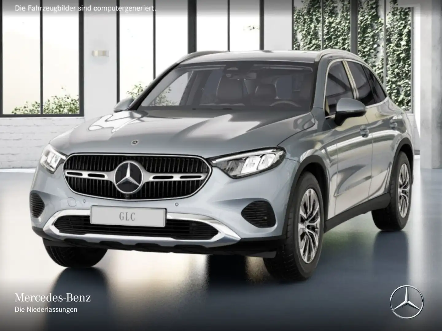 Mercedes-Benz GLC 220 d 4M AVANTG+LED+KAMERA+TOTW+KEYLESS+9G Silber - 2
