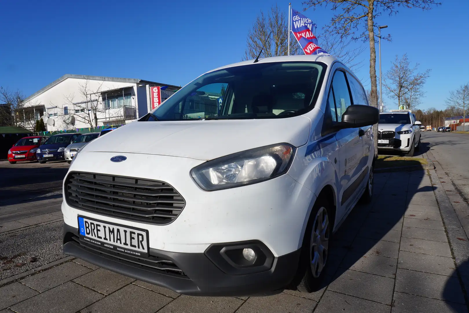 Ford Transit Courier TREND*1.HAND*SORTIMO EINBAU*KLIMA*101 PS*8-FACH BE Bílá - 1