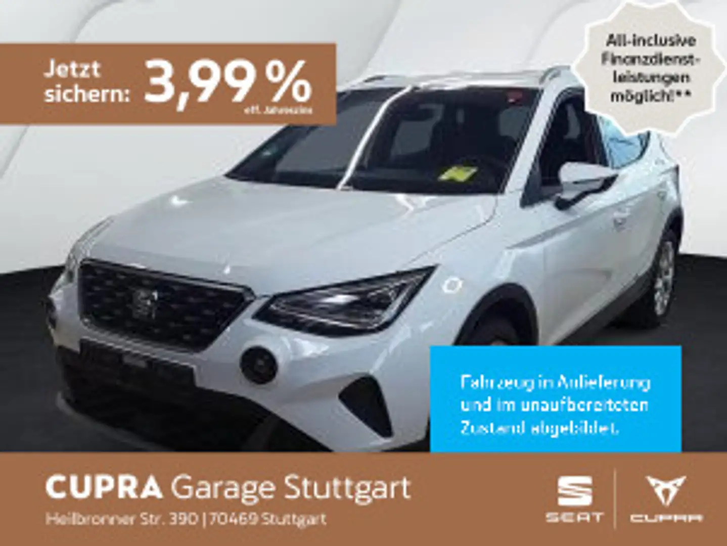 SEAT Arona Style OPF 1.0 TSI 85 kW Weiß - 1