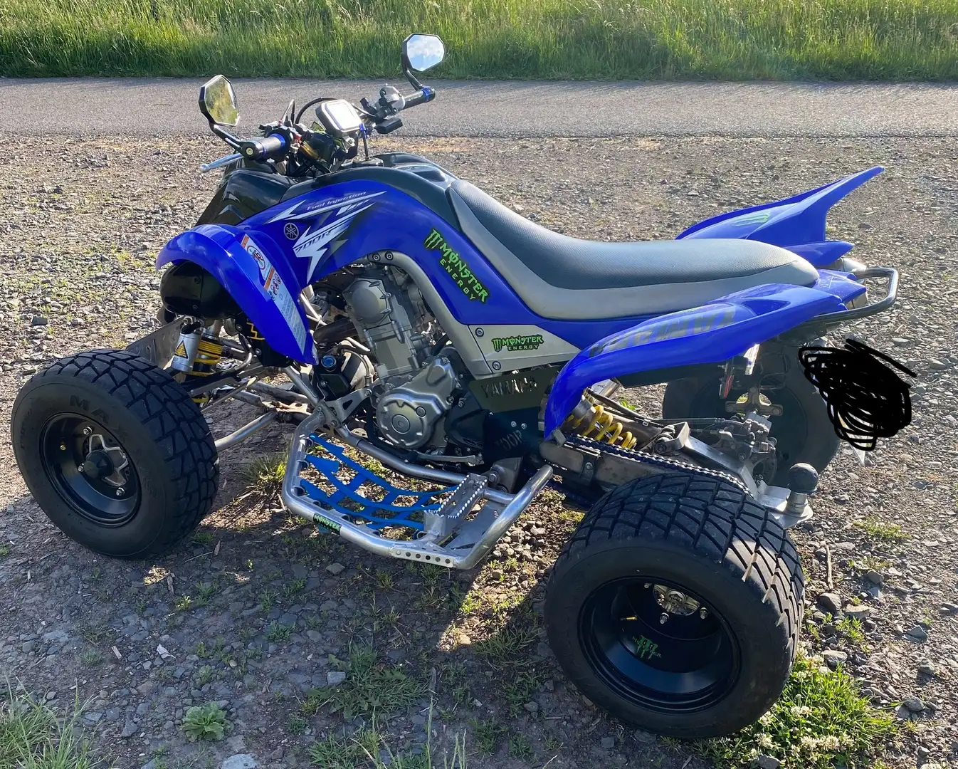 Yamaha Raptor 700 LOF,Supermoto,Kw ,Laut,Schnell,viele Extras , Tüv Bleu - 1