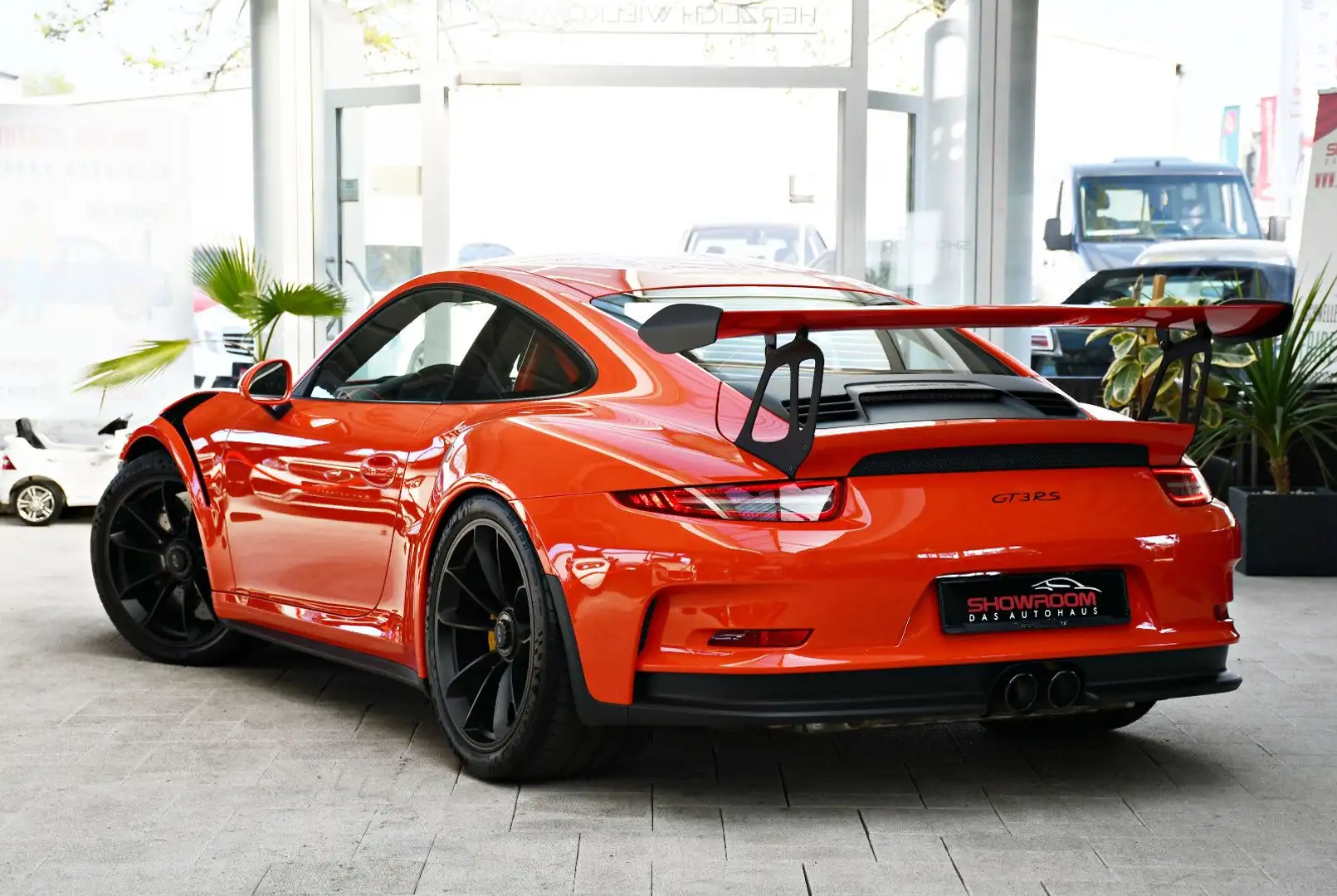 Porsche 991 GT3 RS Lift Ceramic Überroll Chrono Carbon Oranžová - 2