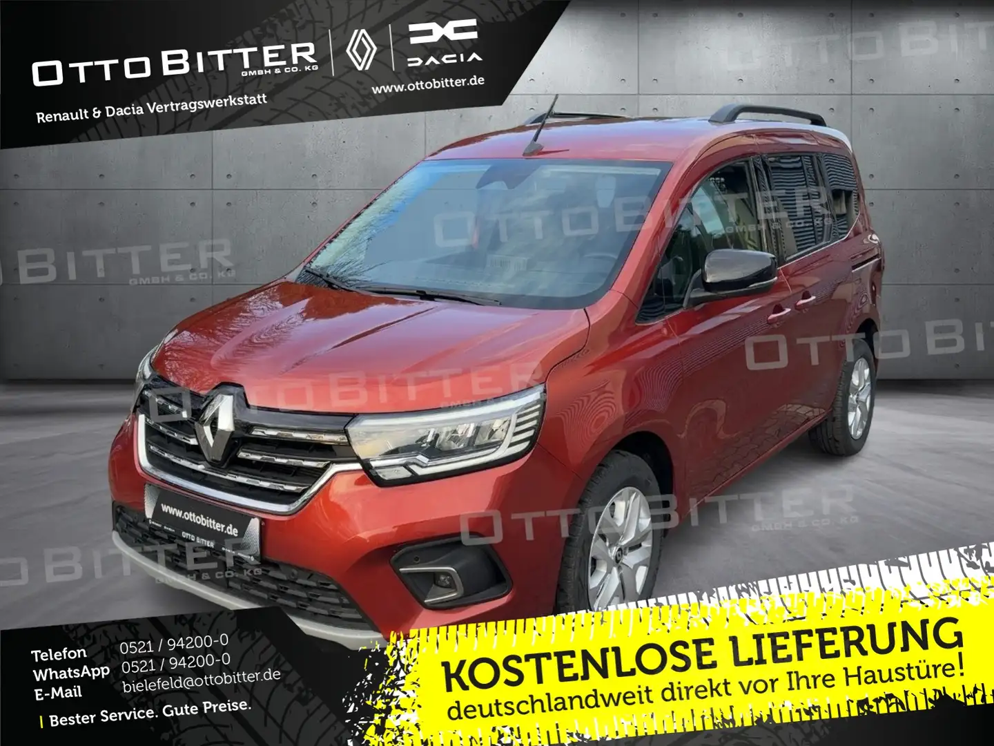 Renault Kangoo Techno TCe130 AUTOMATIK 5-SITZE KAMERA Braun - 1