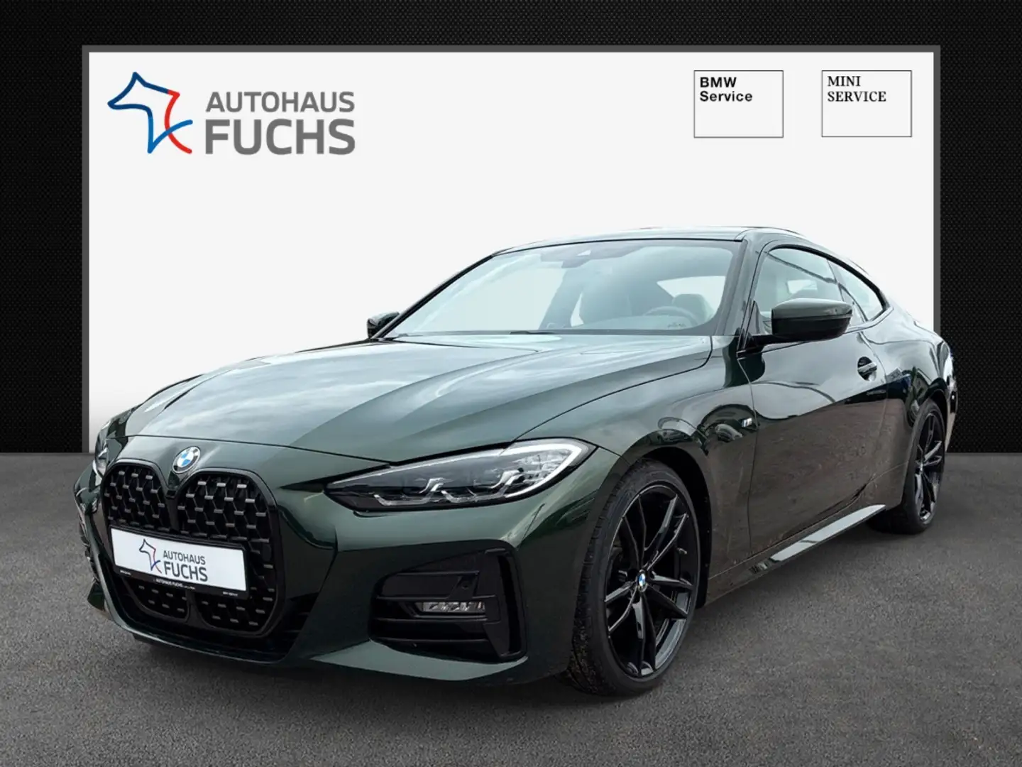 BMW 420 d Coupe MSport  M Alurad Navi Leder Digitales Cock Vert - 1