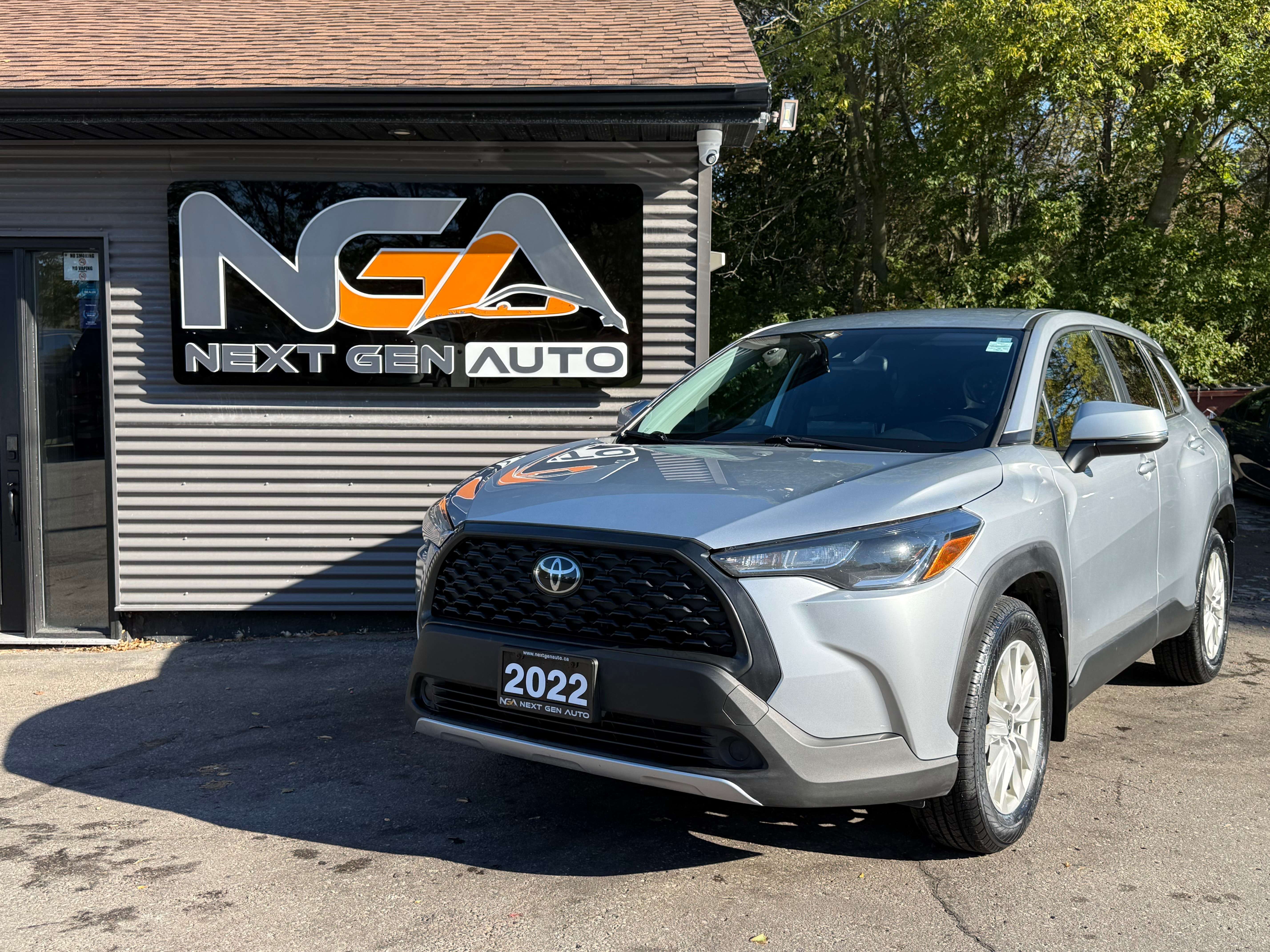 Silver 2022 Toyota Corolla Cross SUV / Crossover All-Wheel Drive Automatic