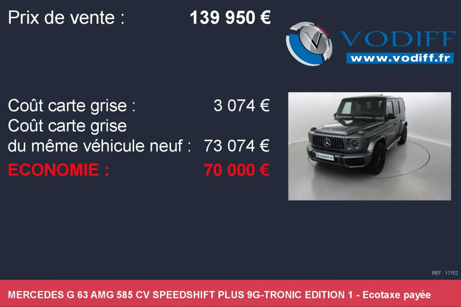 Mercedes-Benz G 63 AMG 585 CV SPEEDSHIFT PLUS 9G-TRONIC EDITION 1 Gris - 2