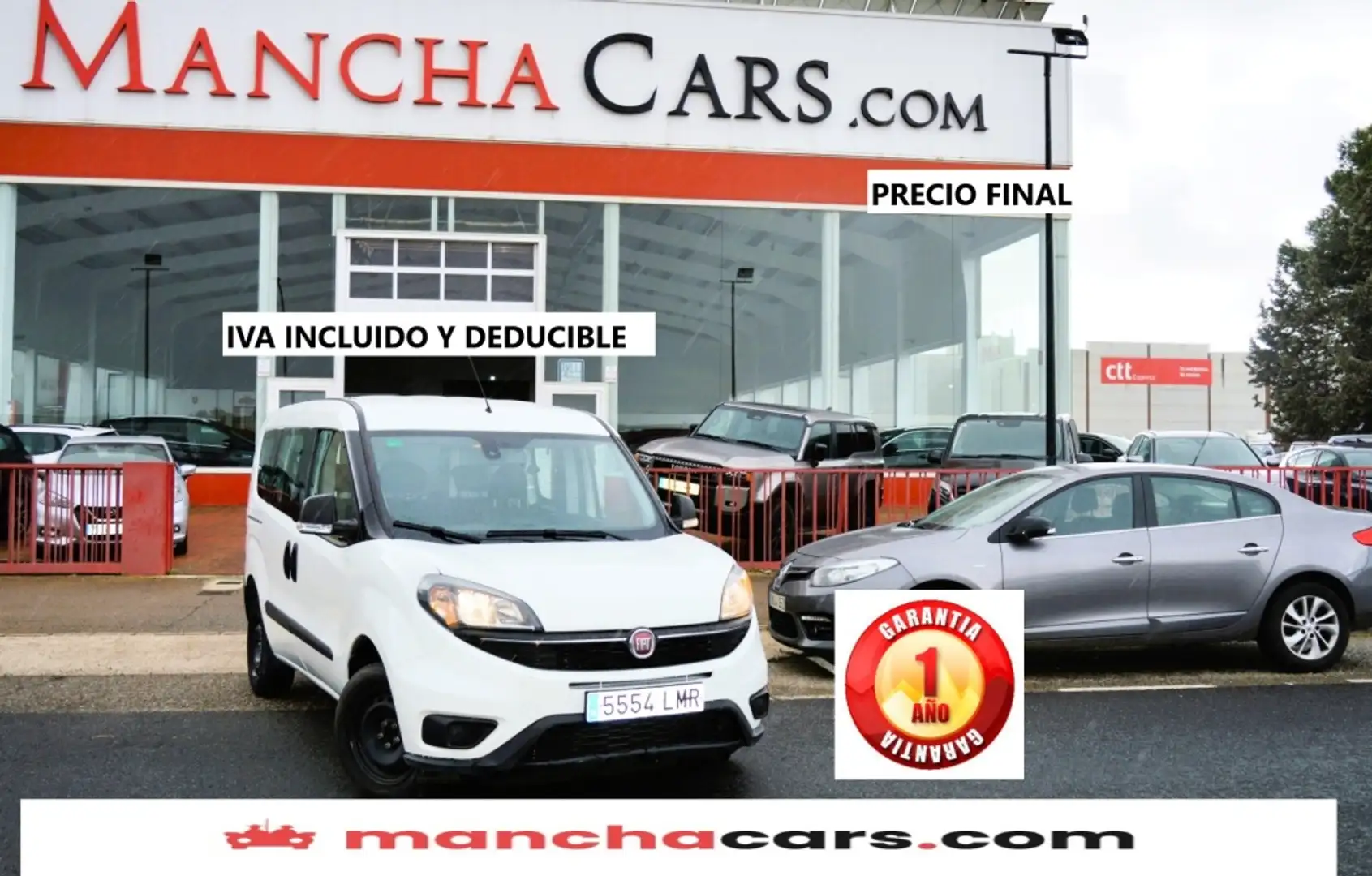 Fiat Dobló Combi 1.3Mjt SX 70kW N1 Bianco - 1