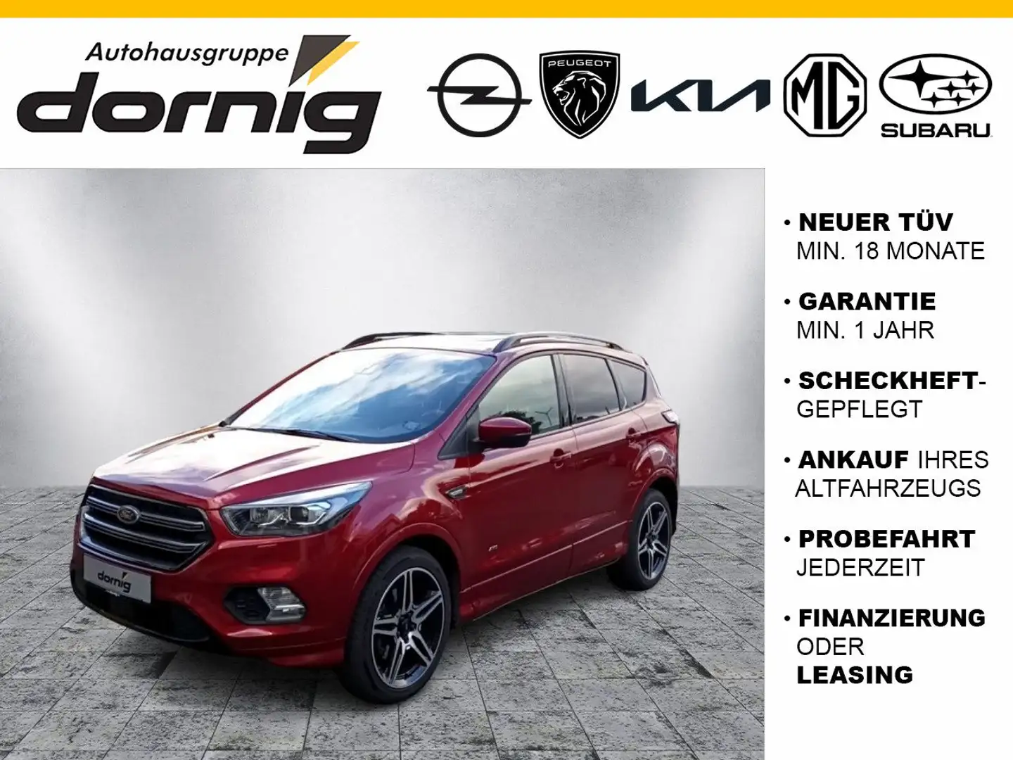 Ford Kuga ST-Line, Kamera, Navi, SHZ Rouge - 1