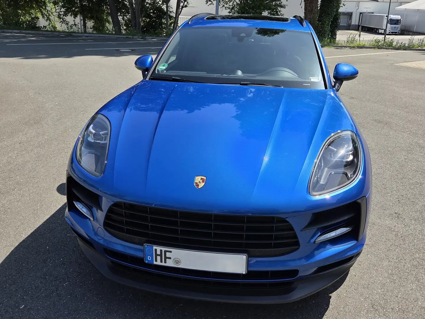 Porsche Macan Macan S PDK Panorama AHK Luftfahrwerk LED Sport Blau - 2