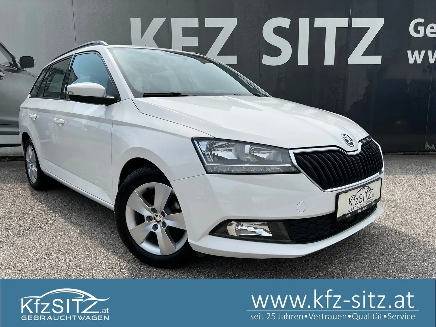 Skoda Fabia Combi Ambition 1,0 TSI | PDC Weiß - 1