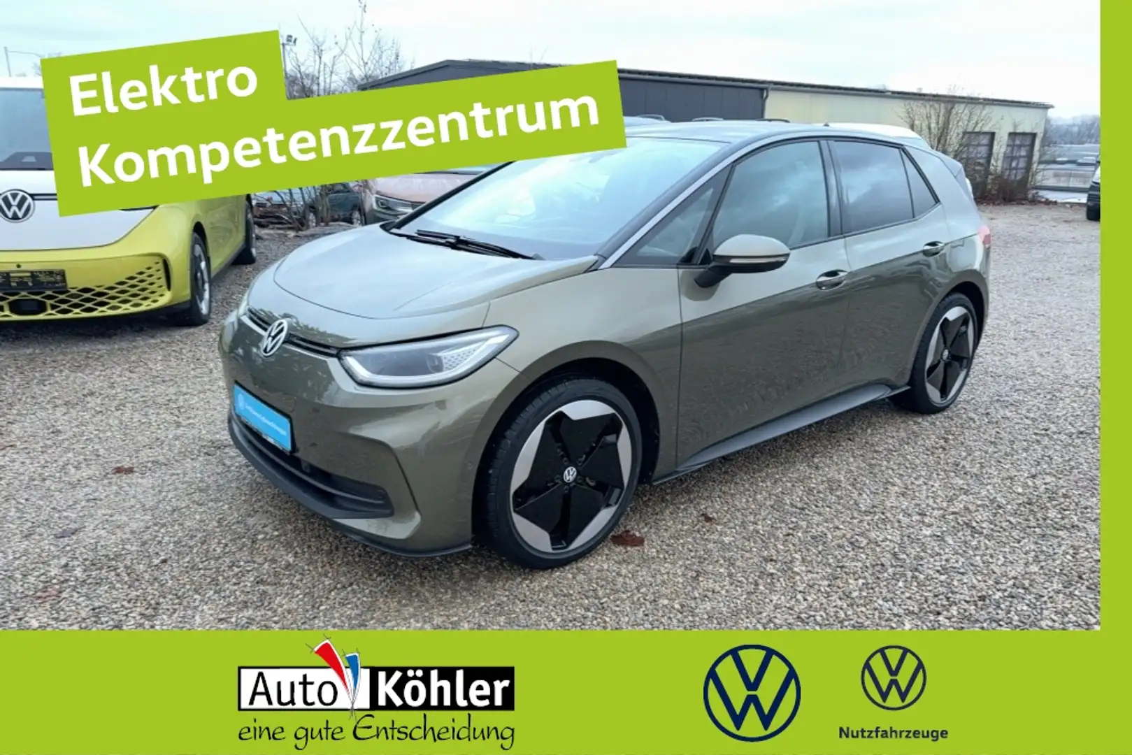 Volkswagen ID.3 Pro S Matrix/CCS/CarPlay/ACC/LED/HUD/Navi Grün - 1