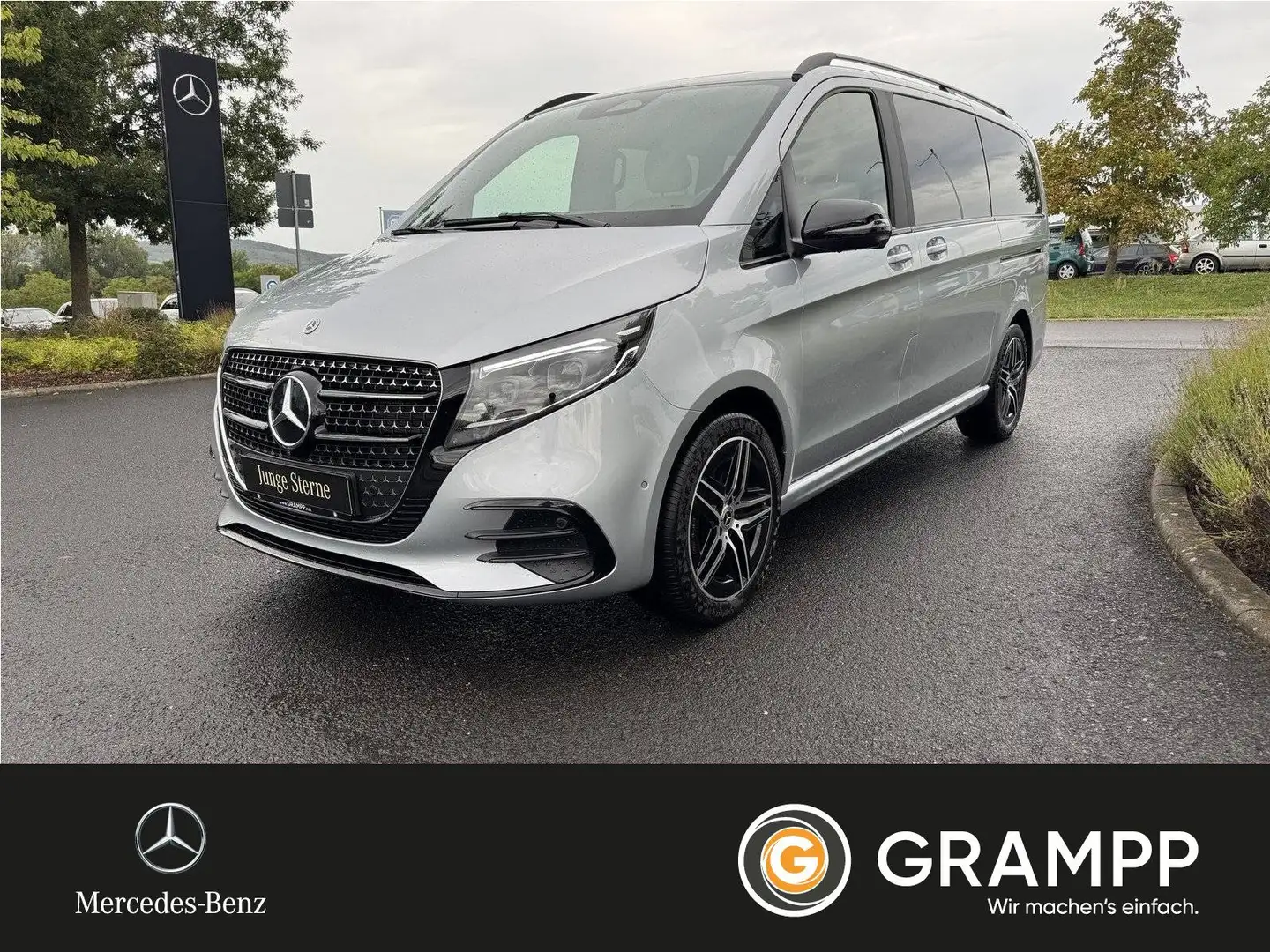 Mercedes-Benz V 300 d 4MATIC AVA/L AMG*AHK*360°DISTRONIC*NIGHT* Silber - 1