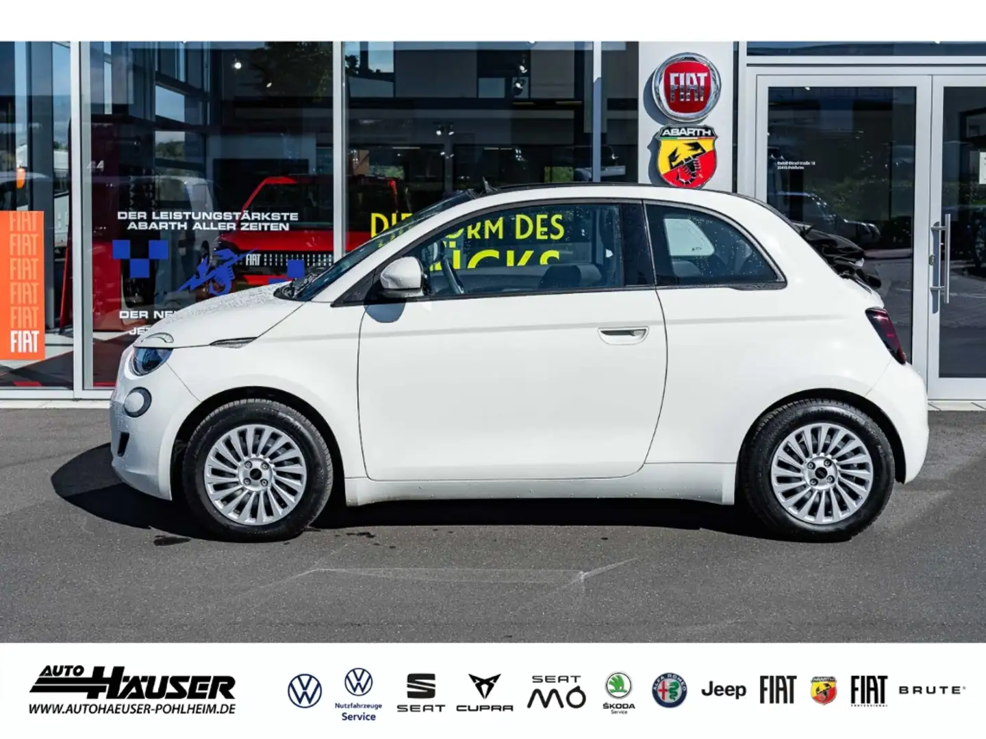 Fiat 500e MY23 42 kWh NAVI KAMERA TEMPOMAT APPLE ANDROID Wit - 2