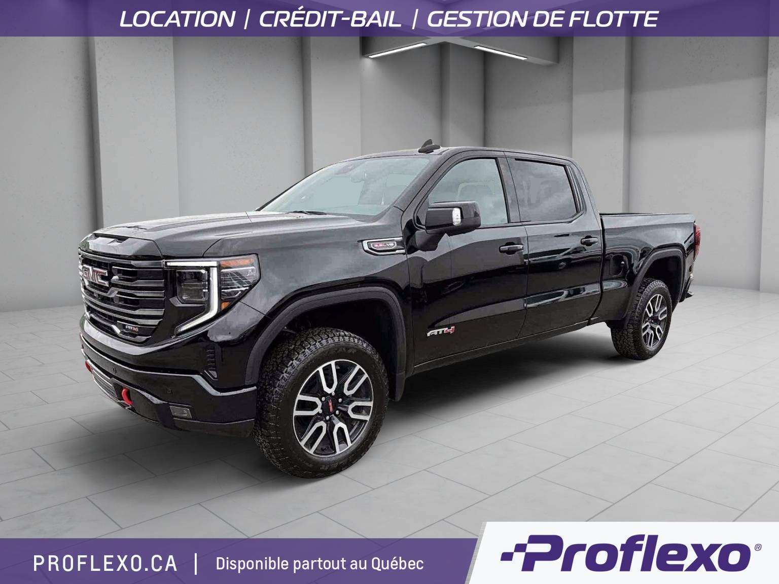 Black 2025 GMC Sierra 1500 Pickup Truck Four-Wheel Drive Automatic