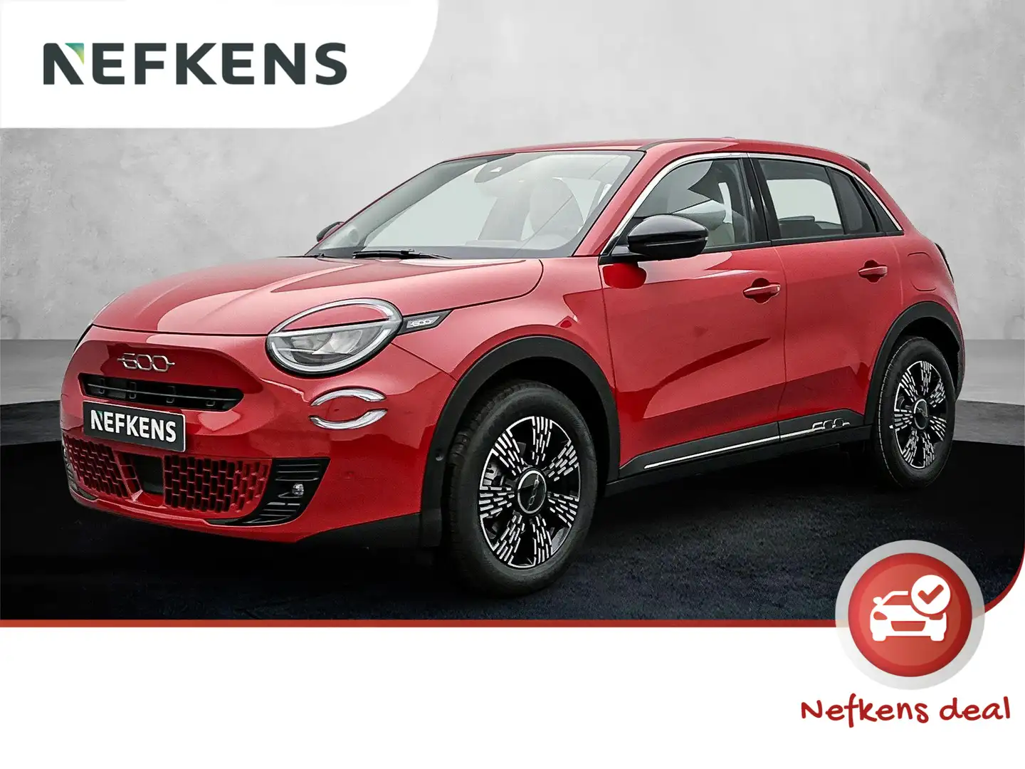 Fiat 600e EV Urban 54 kWh 156 pk | Navigatie via Apple Carpl Rood - 1