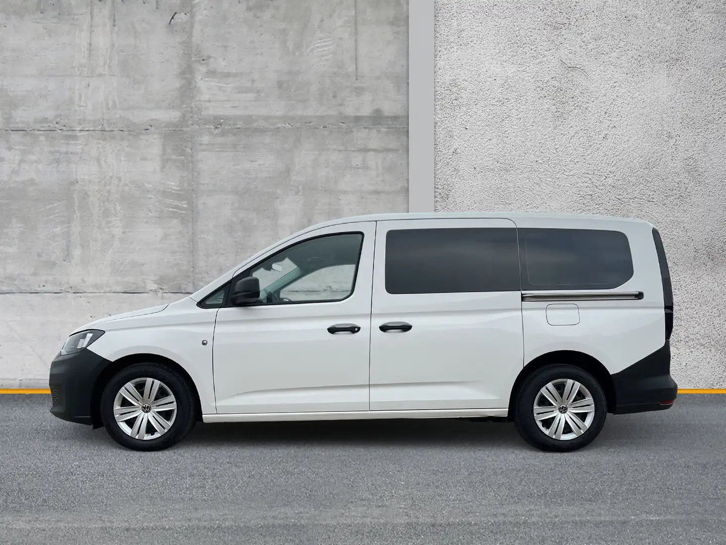 Volkswagen Caddy Maxi 2.0 TDI Kombi AHK ACC Klima DAB Weiß - 2