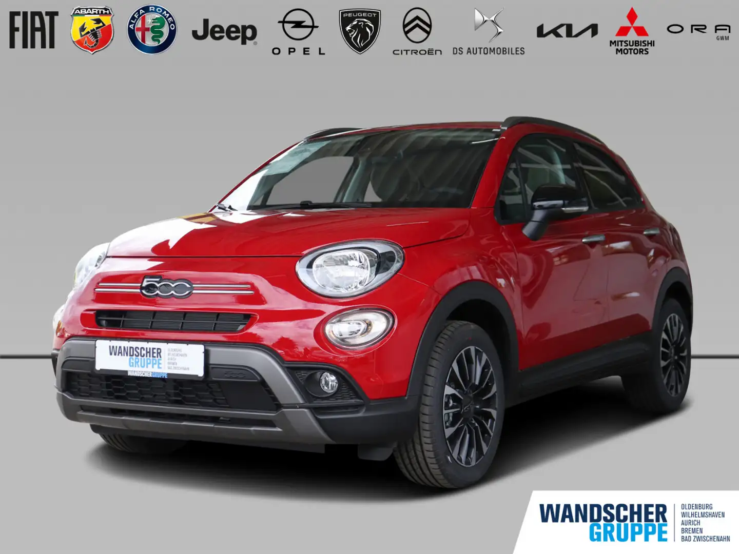 Fiat 500X MY22 CROSS HYBRID Komfort Plus Paket Rot - 1
