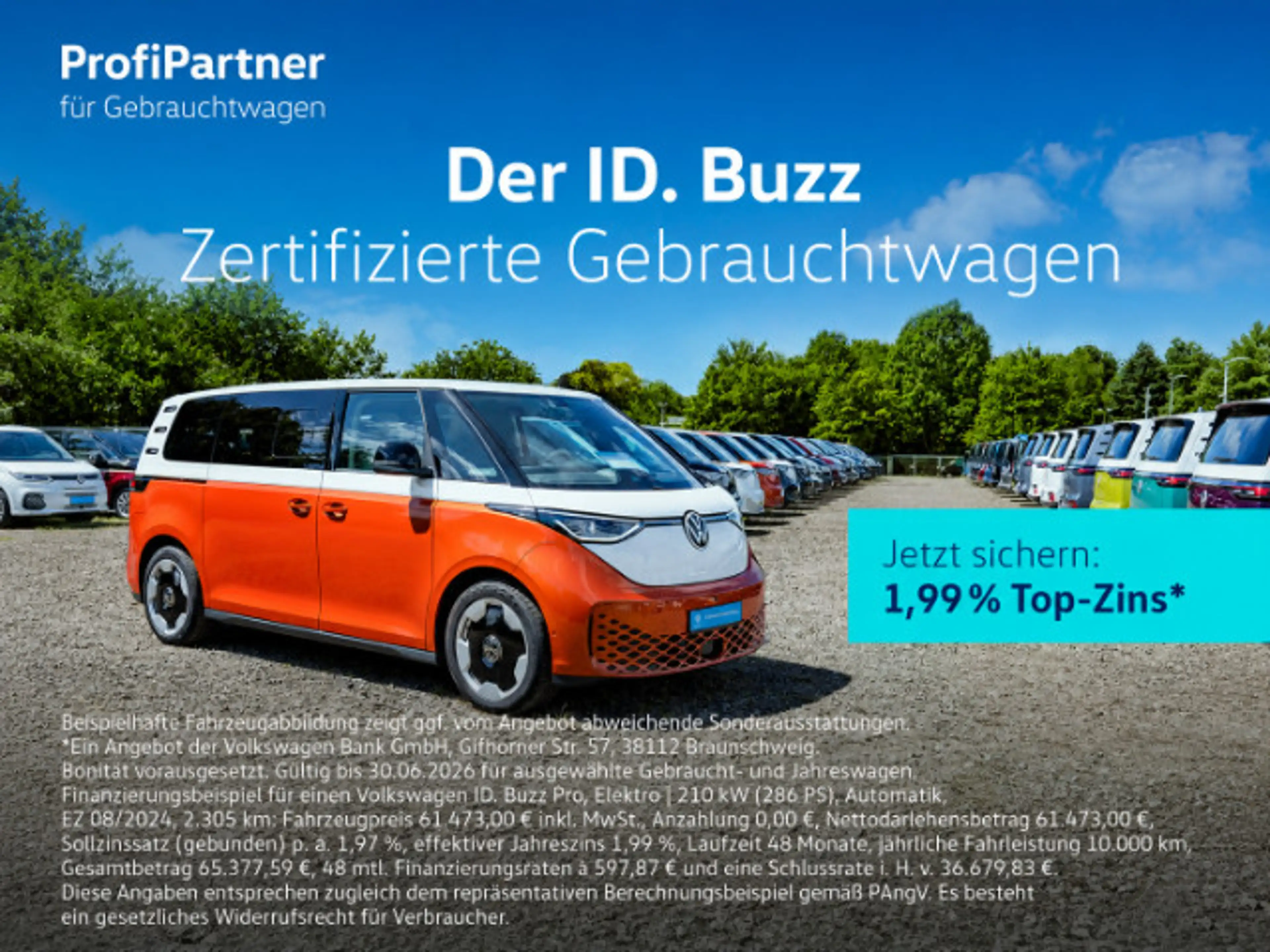 Volkswagen ID. Buzz ID.Buzz Pure KR**1,99% FIN**59kWh*RFK*AHK*IQ-LIG — photo 2