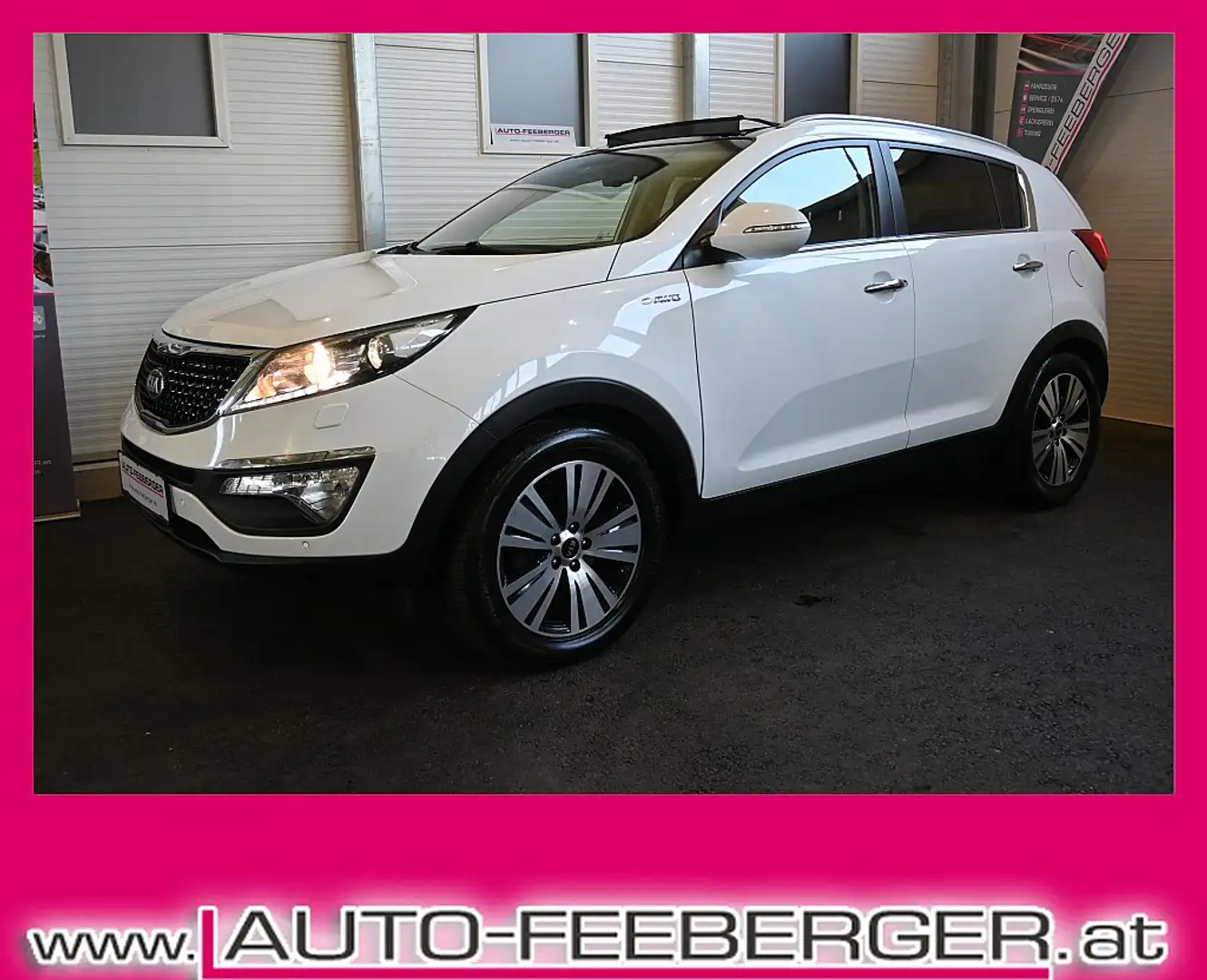 Kia Sportage Platin 2,0 CRDi AWD AHK, Panodach,Leder 3-Jahr... Bianco - 1