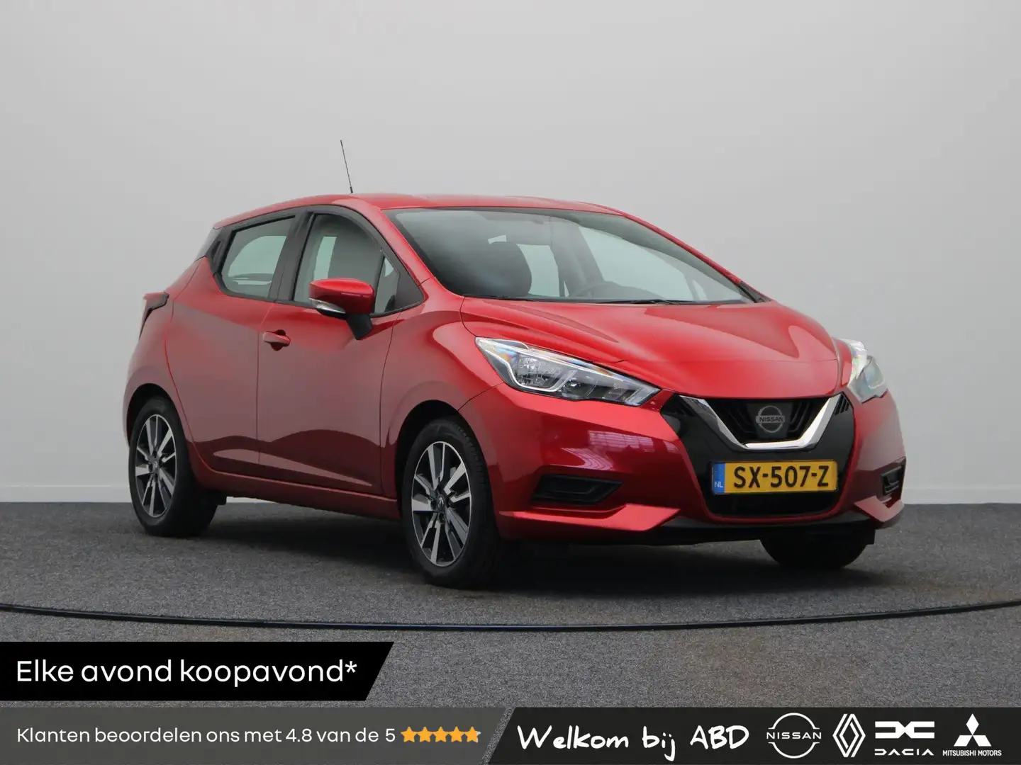 Nissan Micra 75pk Acenta | Achteruitrijcamera | Navigatie | Cru Rot - 1