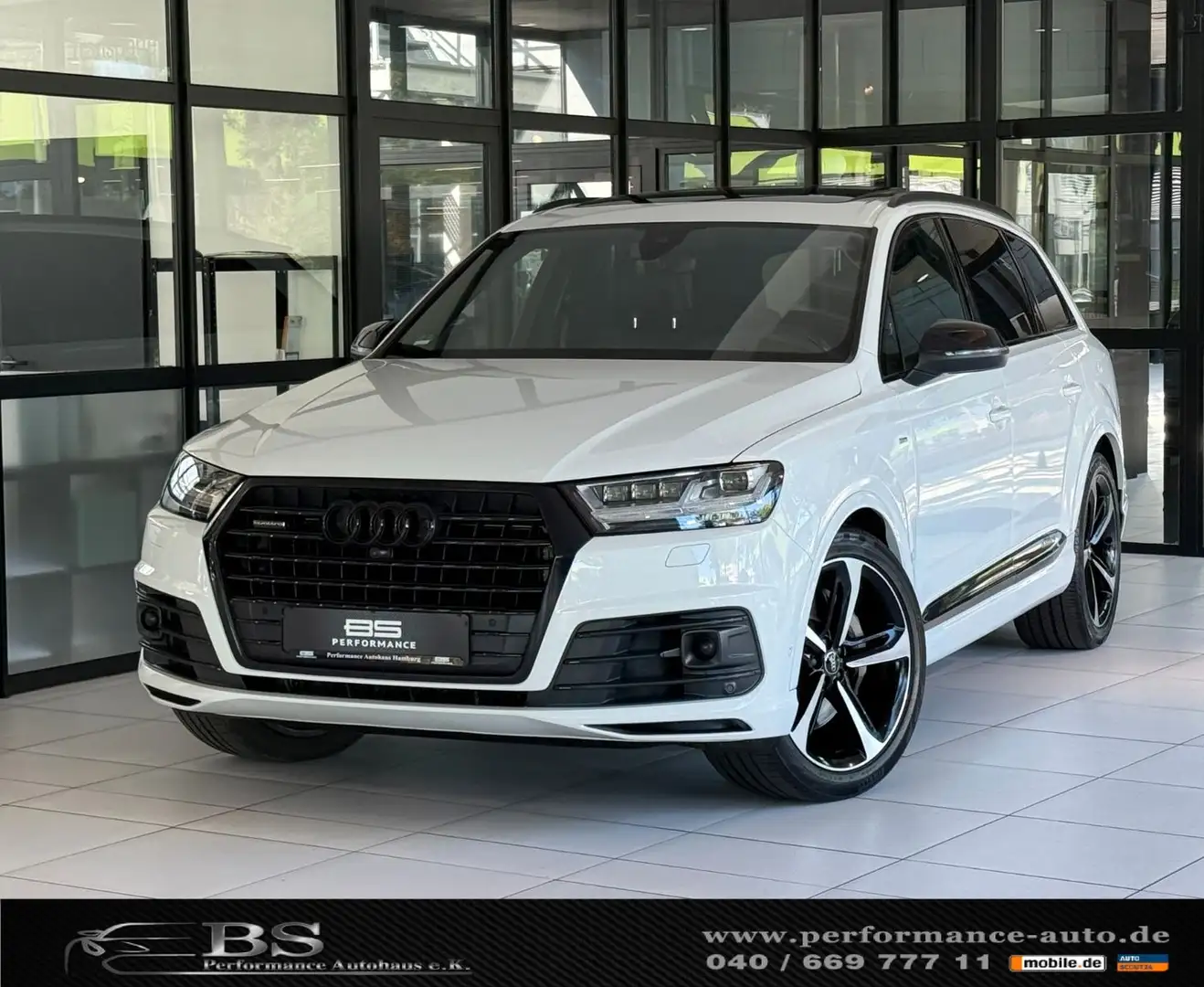 Audi Q7 50 TDI |S-LINE|BLACK|MATRIX|ACC|PANO|HUD|7-SI Weiß - 1