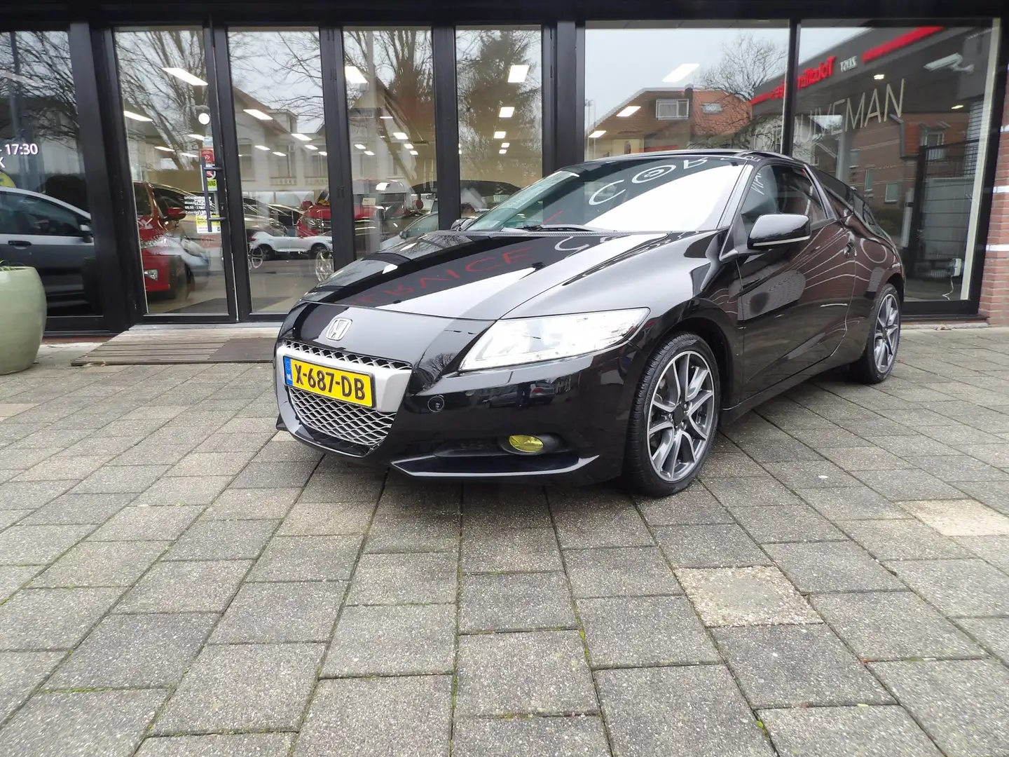 Honda CR-Z 1.5 i-Vtec IMA Sport //ACHTERKLEPSPOILER//SPORTGRI Schwarz - 2