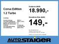 Opel Corsa Edition 1.2 Turbo Sitzheizung Klima Schwarz - thumbnail 4